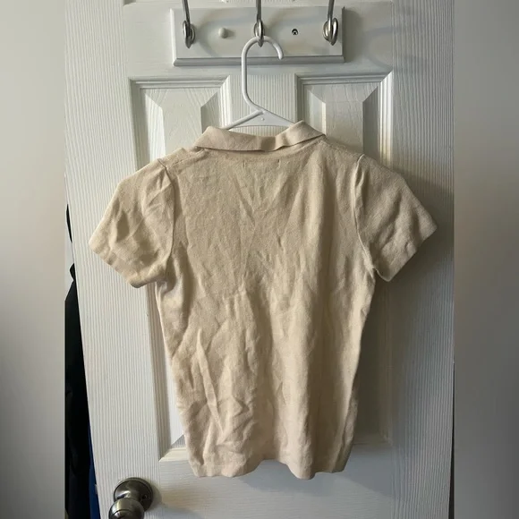 Brandy Melville Liliana Polo Collar Top - Picture 2 of 3